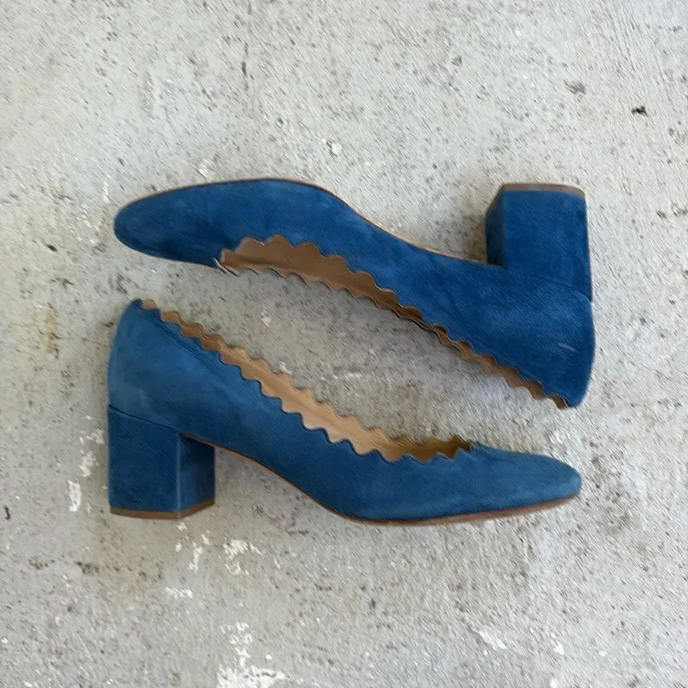 Chloe  scalloped heels